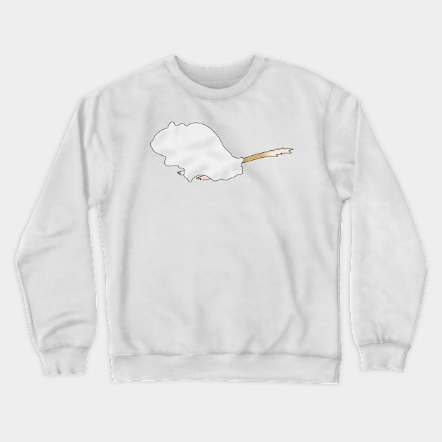 Gerboo (cute gerbil ghost costume) Crewneck Sweatshirt by Becky-Marie